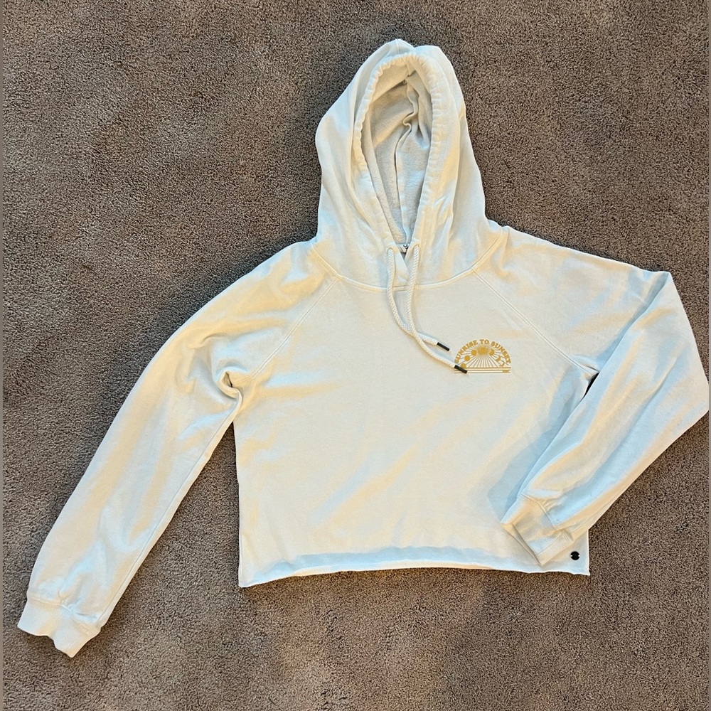 Women's Cream Light Weight Hoodie